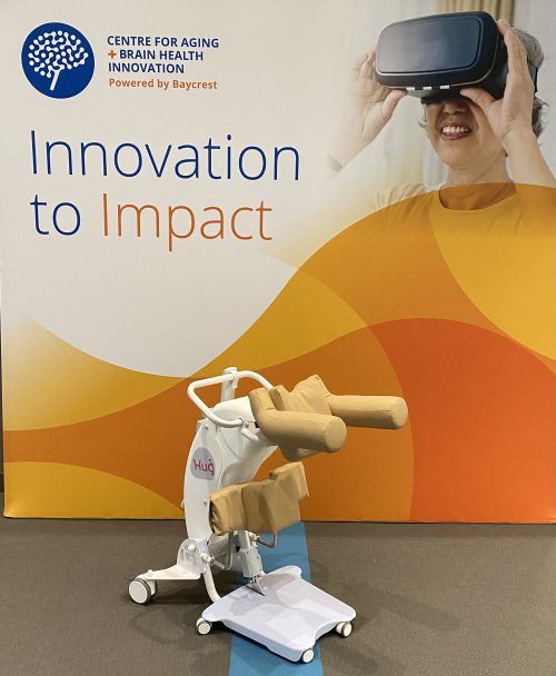 FUJI’s Hug robot in the CABHI innovation space